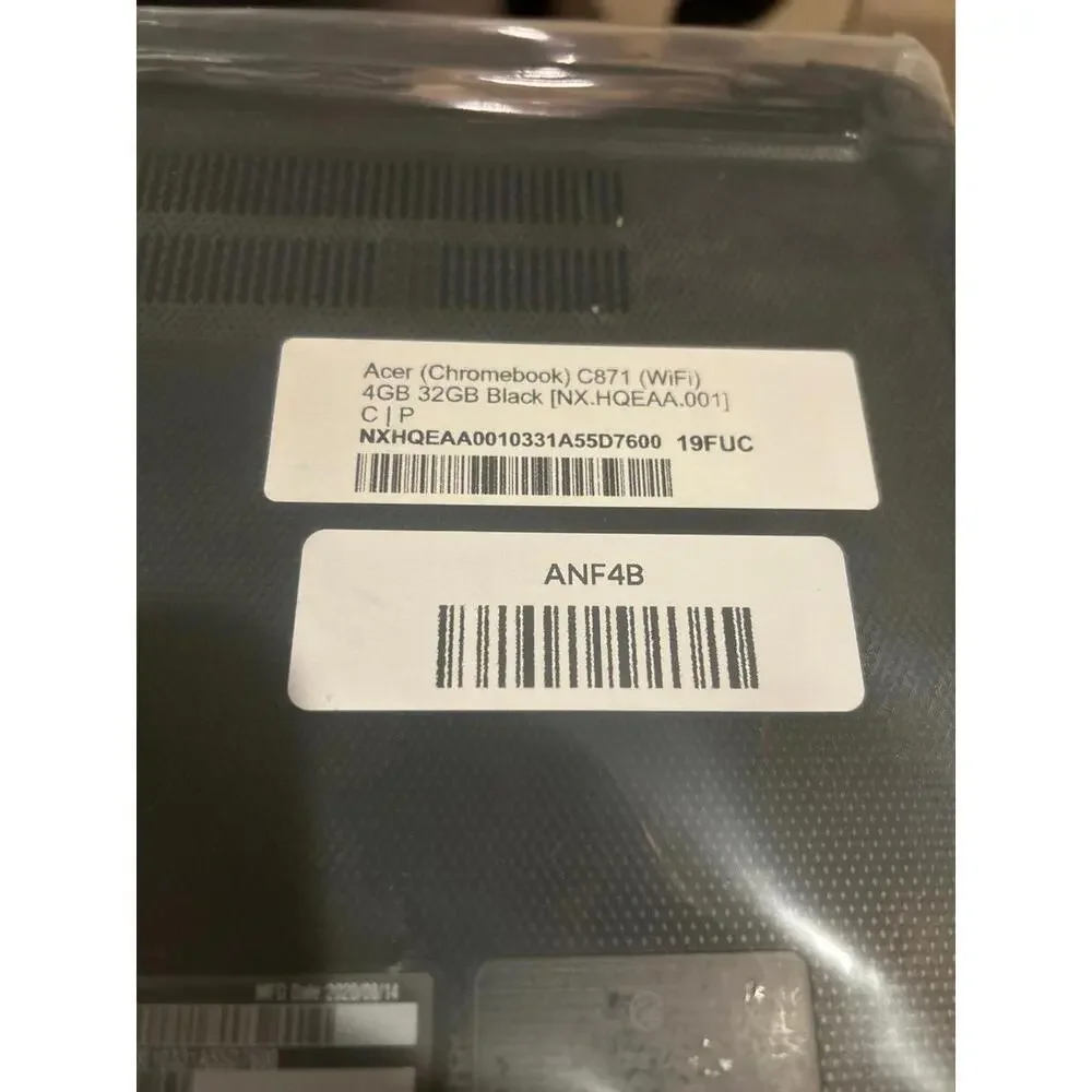 acer chrombook c871 N.X.HQEAA001 32gb wifi 4gb